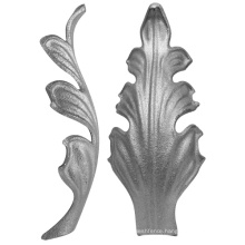 Cast Steel Leaves cast Iron Flowers for Decorative Wrought iron gate Window railing Ornaments Cast Steel Leaves Ornaments